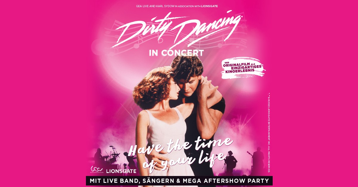 Dirty Dancing in Concert am 26. April 2024 @ Wiener Stadthalle. Dirty Dancing in Concert am 26. April 2024 @ Wiener Stadthalle.