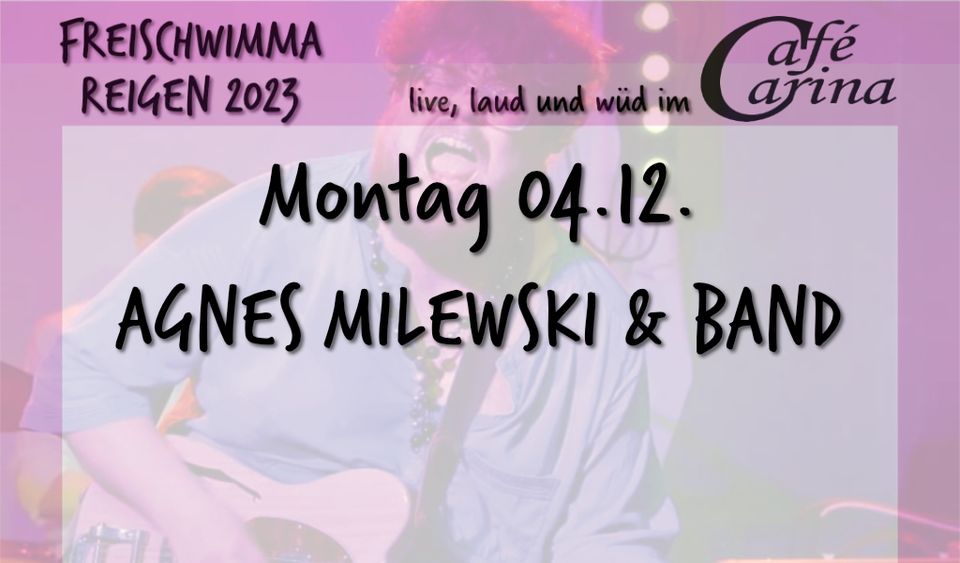 FREISCHWIMMA am 4. December 2023 @ Café Carina. FREISCHWIMMA am 4. December 2023 @ Café Carina.
