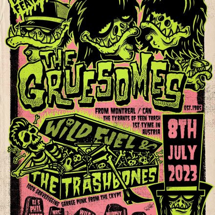 The Gruesomes + Wild Evel & The Trashbones + DJ's