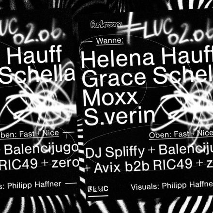 FUNKROOM Helena Hauff Grace Schella Fast+N1ce