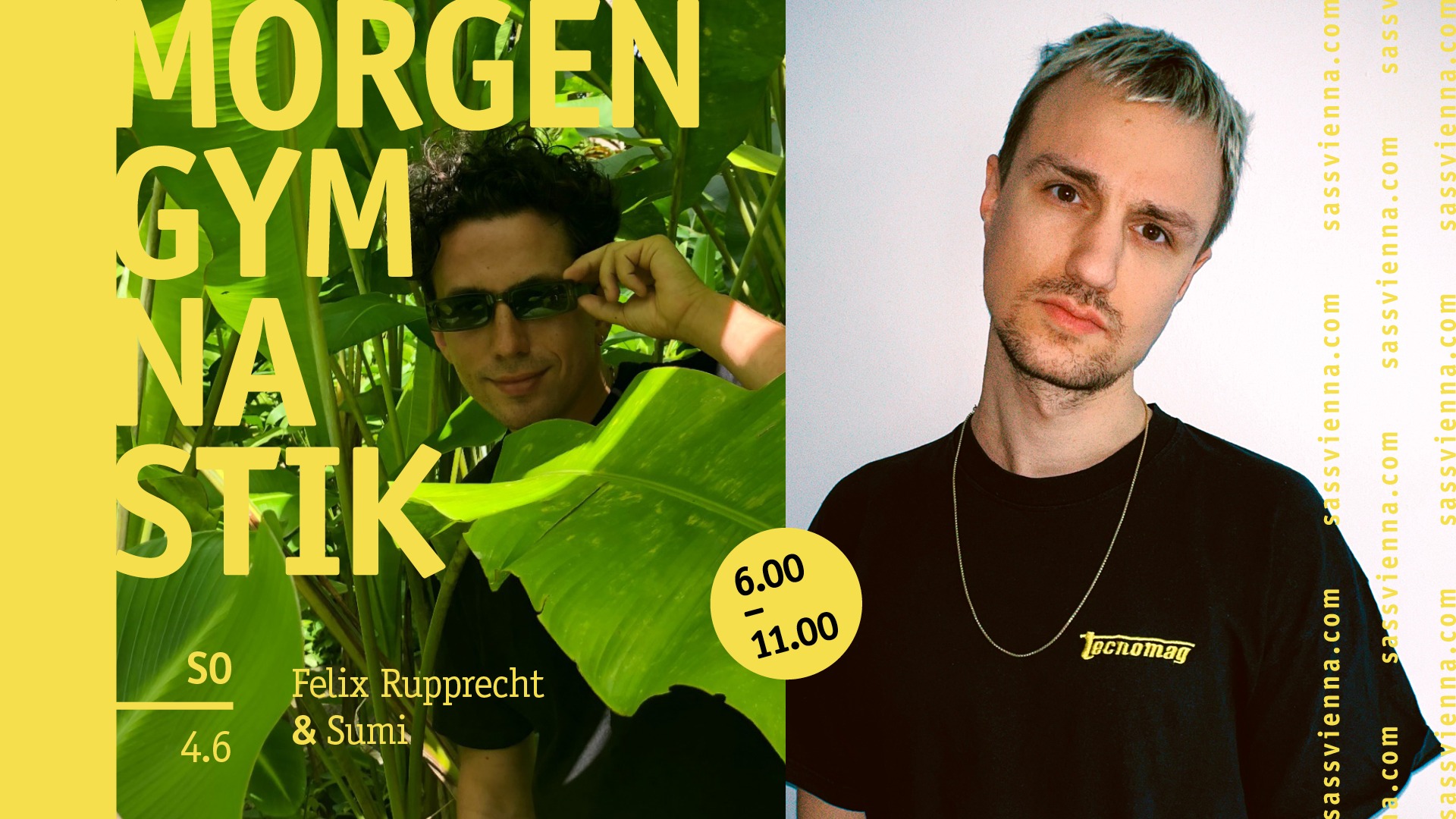 MORGENGYMNASTIK am 4. June 2023 @ SASS Music Club.