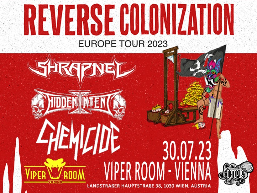REVERSE COLONIZATION TOUR am 30. July 2023 @ Viper Room. REVERSE COLONIZATION TOUR am 30. July 2023 @ Viper Room.