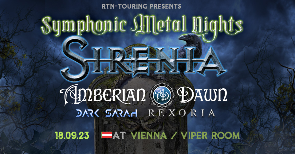 Sirenia I Amberian Dawn I Dark Sarah I Rexoria am 18. September 2023 @ Viper Room. Sirenia I Amberian Dawn I Dark Sarah I Rexoria am 18. September 2023 @ Viper Room.