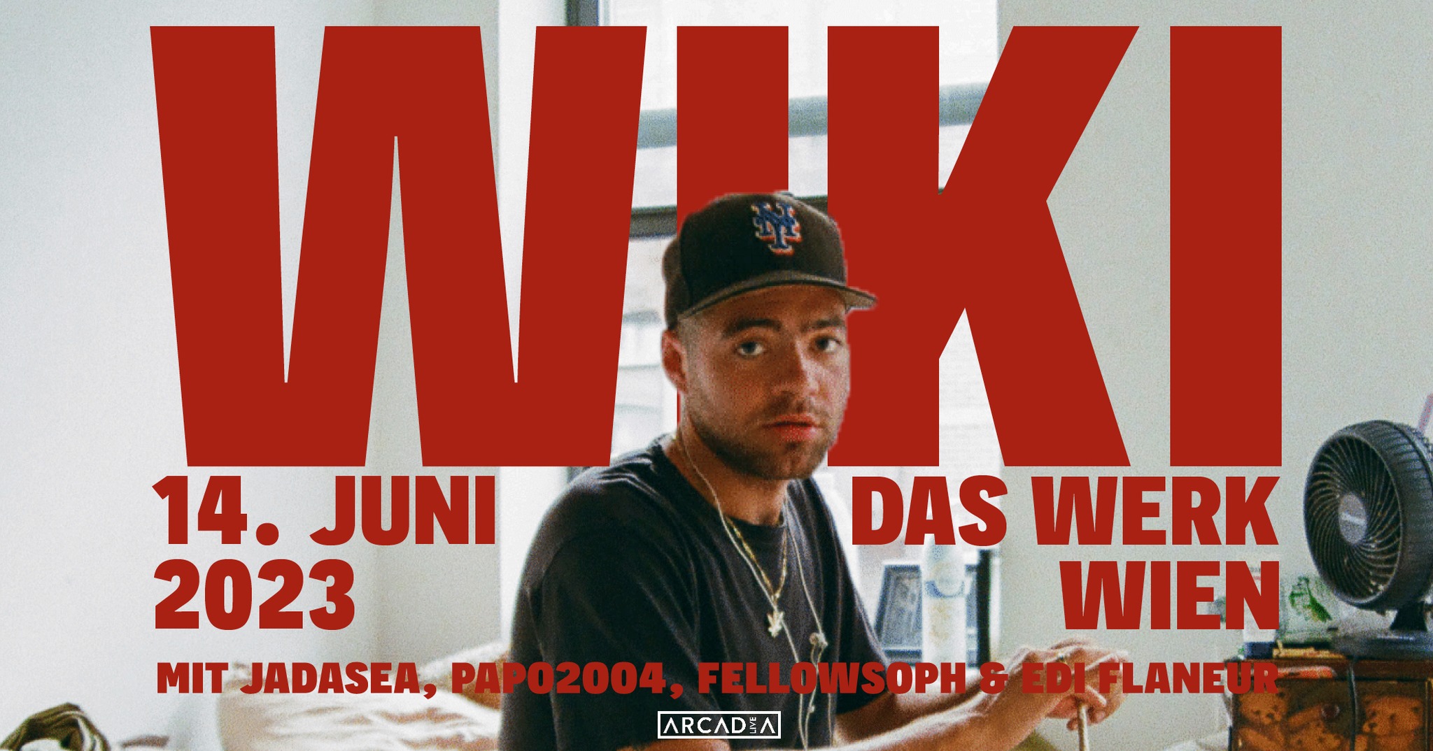 Wiki (US) am 14. June 2023 @ Das Werk. Wiki (US) am 14. June 2023 @ Das Werk.