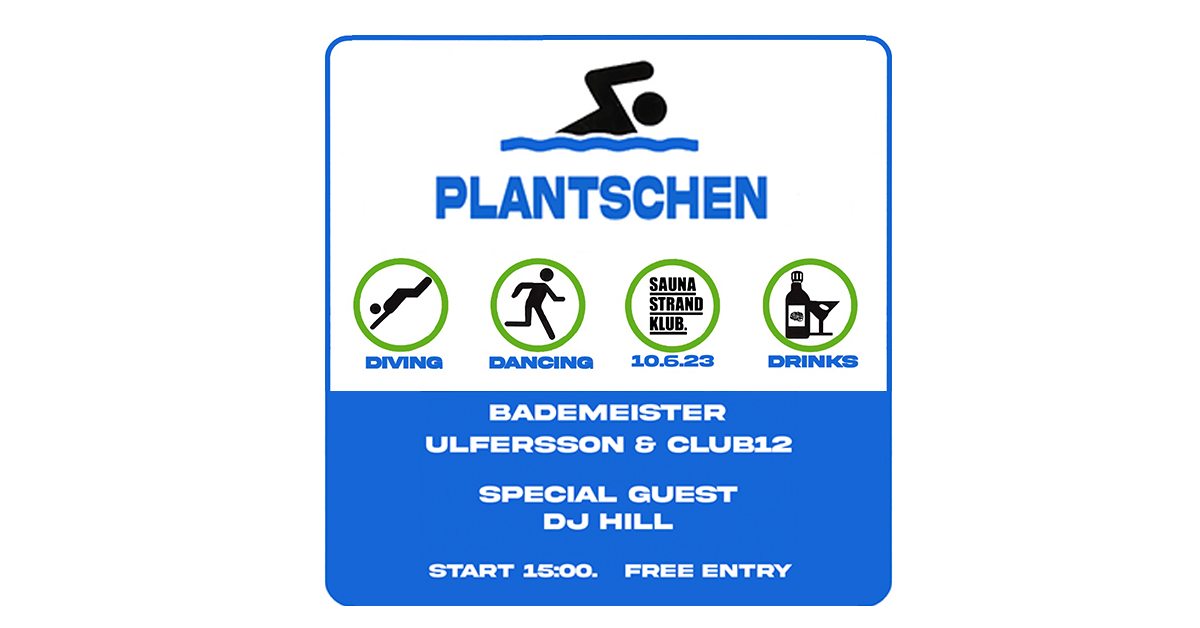 PLANTSCHEN IM SAUNA STRANDKLUB am 7. July 2023 @ . PLANTSCHEN IM SAUNA STRANDKLUB am 7. July 2023 @ .