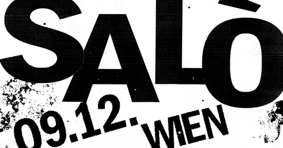 SALÒ am 9. December 2023 @ Flex. SALÒ am 9. December 2023 @ Flex.