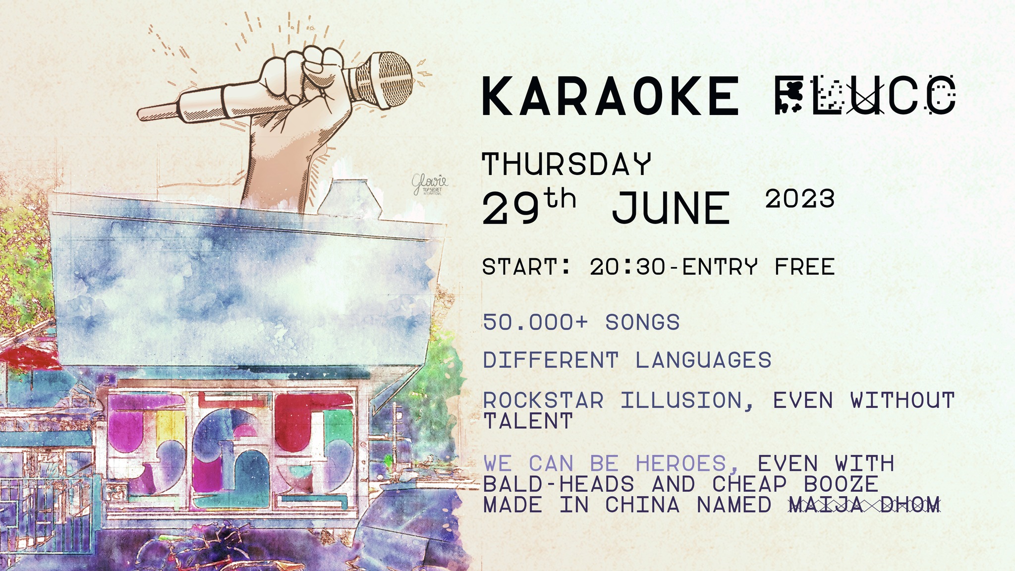 Karaoke FLUCC am 29. June 2023 @ Flucc. Karaoke FLUCC am 29. June 2023 @ Flucc.