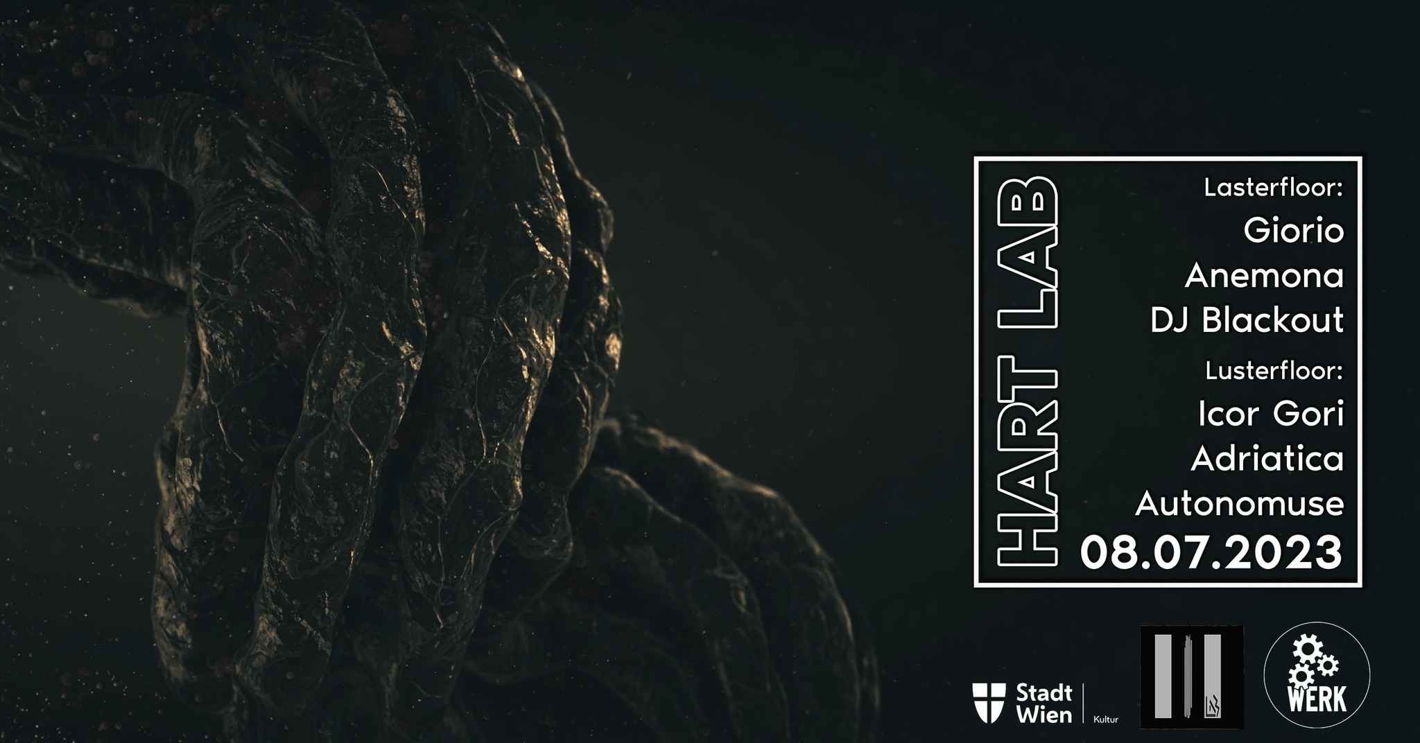 WerkStadt x Hart Lab am 8. July 2023 @ Das Werk. WerkStadt x Hart Lab am 8. July 2023 @ Das Werk.