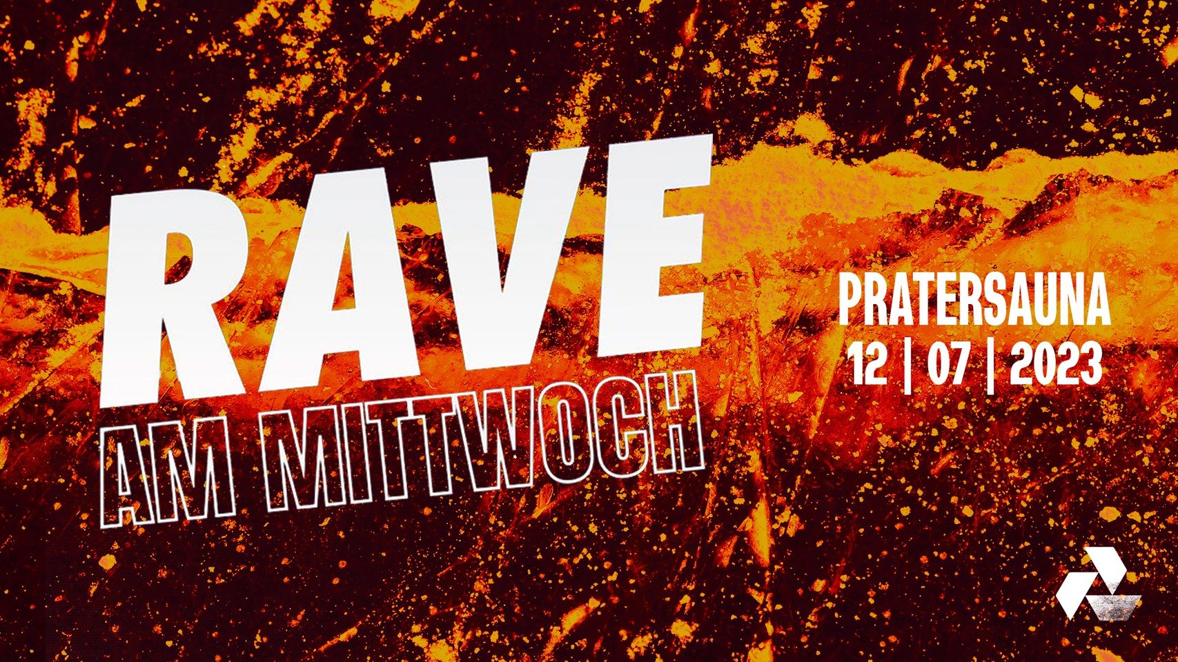 RAVE AM MITTWOCH am 12. July 2023 @ Pratersauna. RAVE AM MITTWOCH am 12. July 2023 @ Pratersauna.