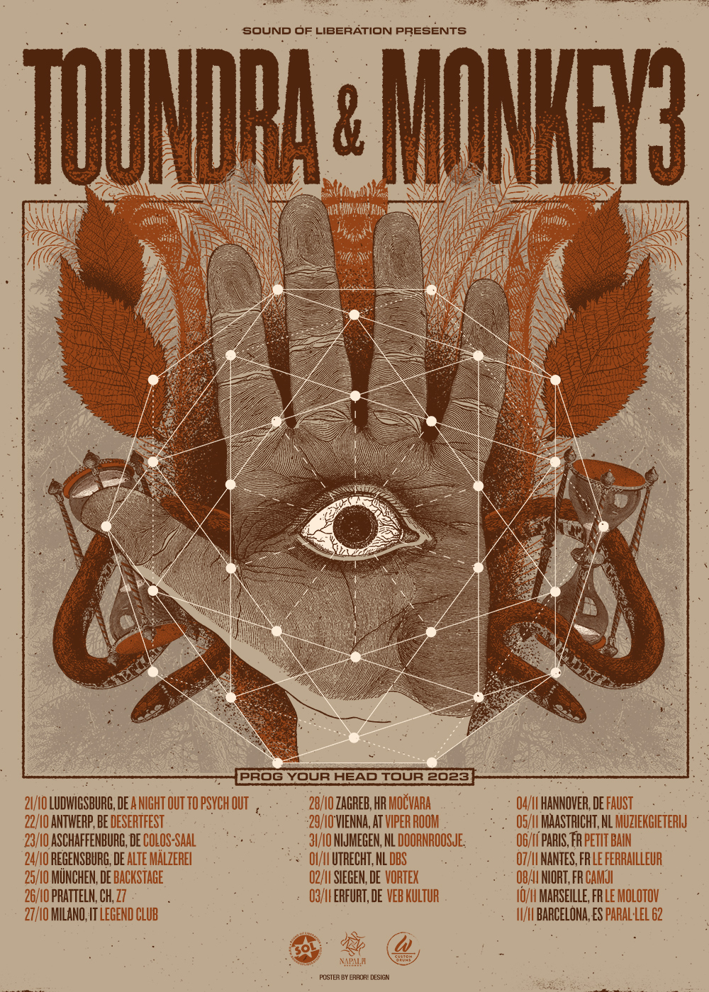 TOUNDRA, MONKEY3 am 29. October 2023 @ Viper Room. TOUNDRA, MONKEY3 am 29. October 2023 @ Viper Room.