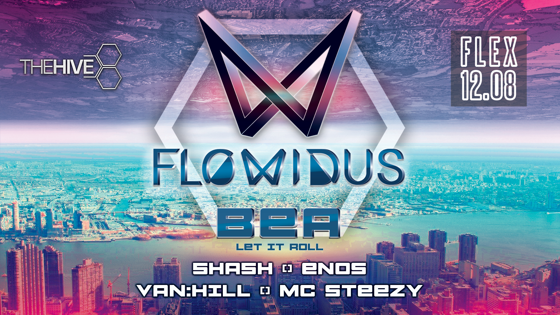 THE HIVE presents STATE OF MIND (NZ), Screamarts & Akov am 12. August 2023 @ Flex. THE HIVE presents STATE OF MIND (NZ), Screamarts & Akov am 12. August 2023 @ Flex.