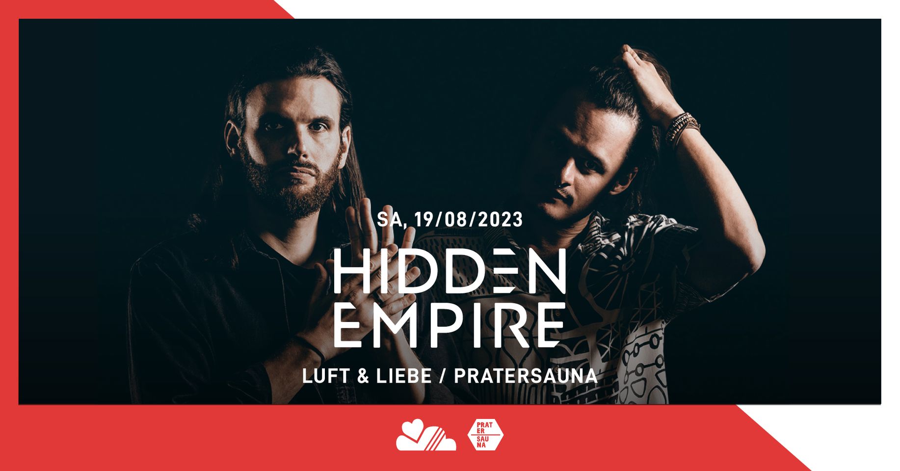 LUFT & LIEBE am 19. August 2023 @ Pratersauna. LUFT & LIEBE am 19. August 2023 @ Pratersauna.