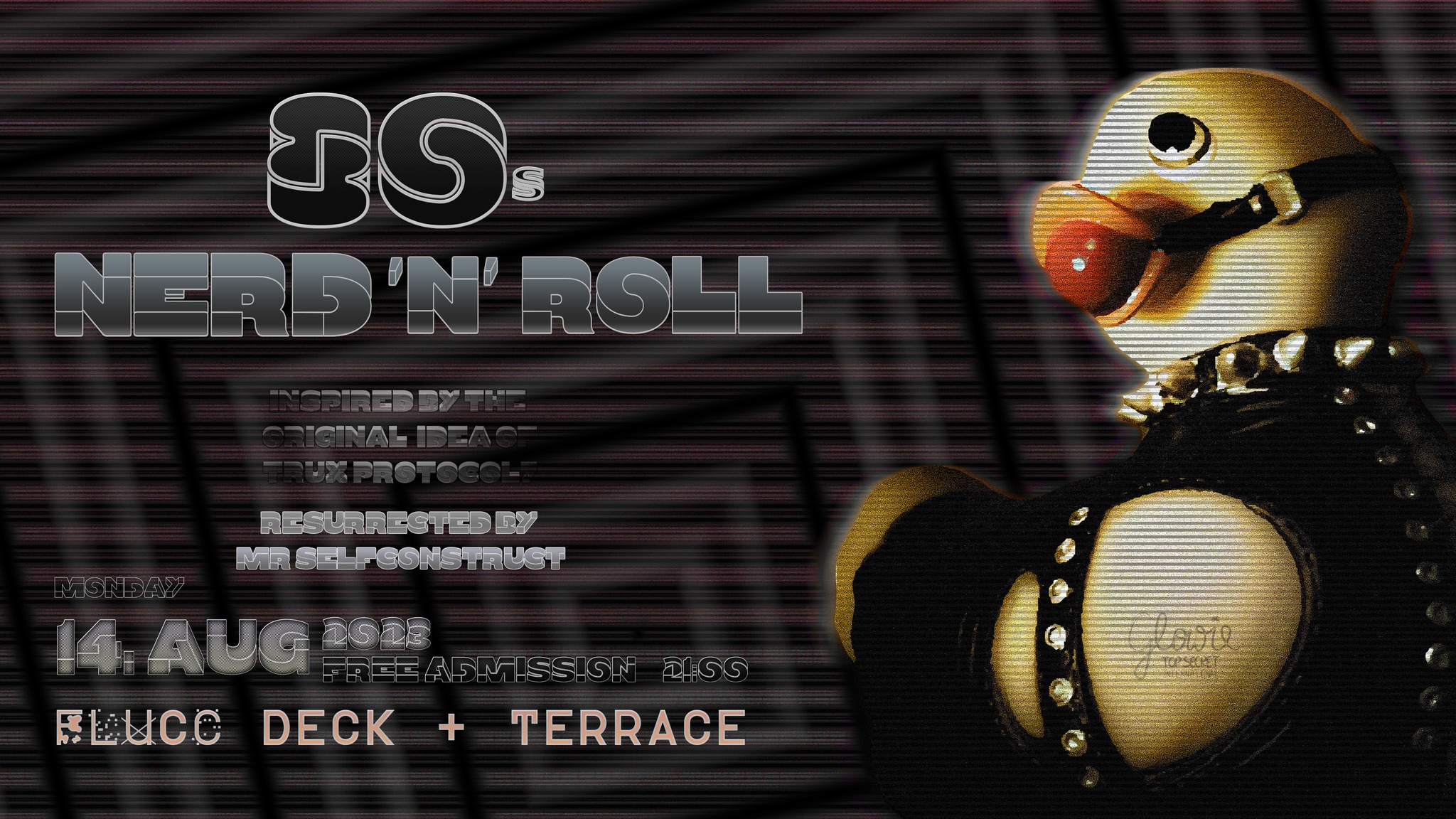 80s Nerd'N'Roll am 14. August 2023 @ Fluc. 80s Nerd'N'Roll am 14. August 2023 @ Fluc.