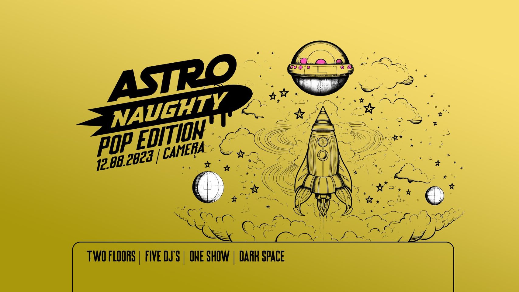 Astronaughty XLVII am 12. August 2023 @ Camera Club. Astronaughty XLVII am 12. August 2023 @ Camera Club.