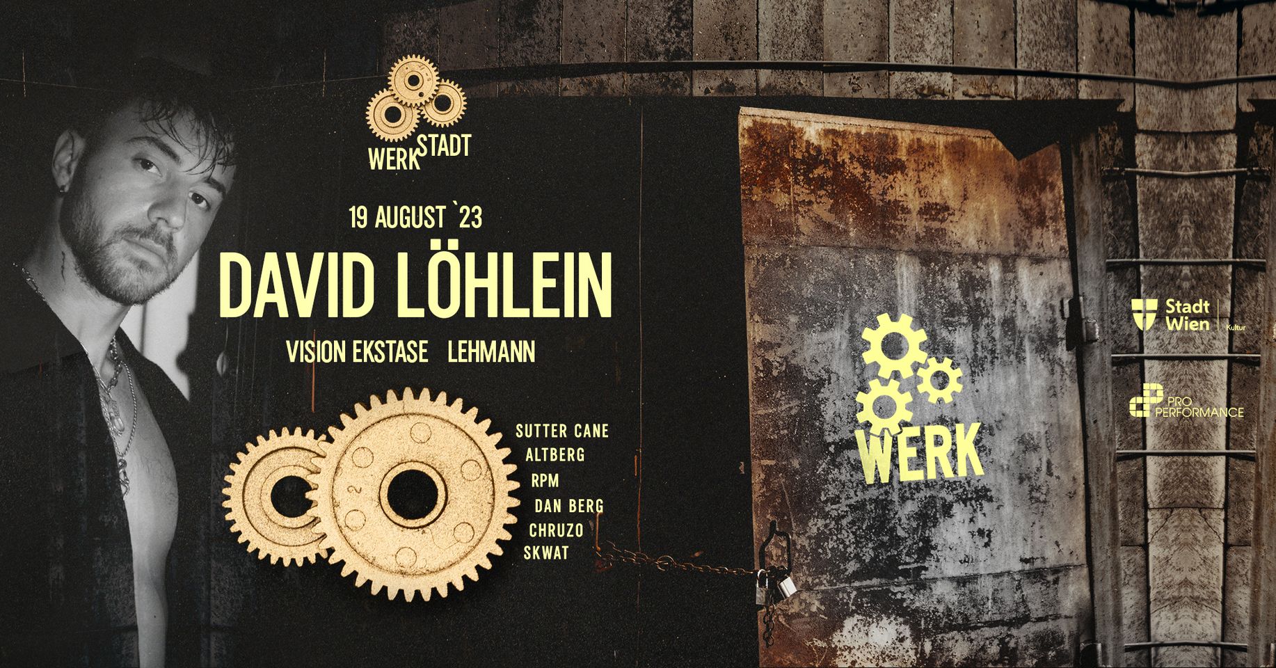 WERKSTADT am 19. August 2023 @ Das Werk. WERKSTADT am 19. August 2023 @ Das Werk.