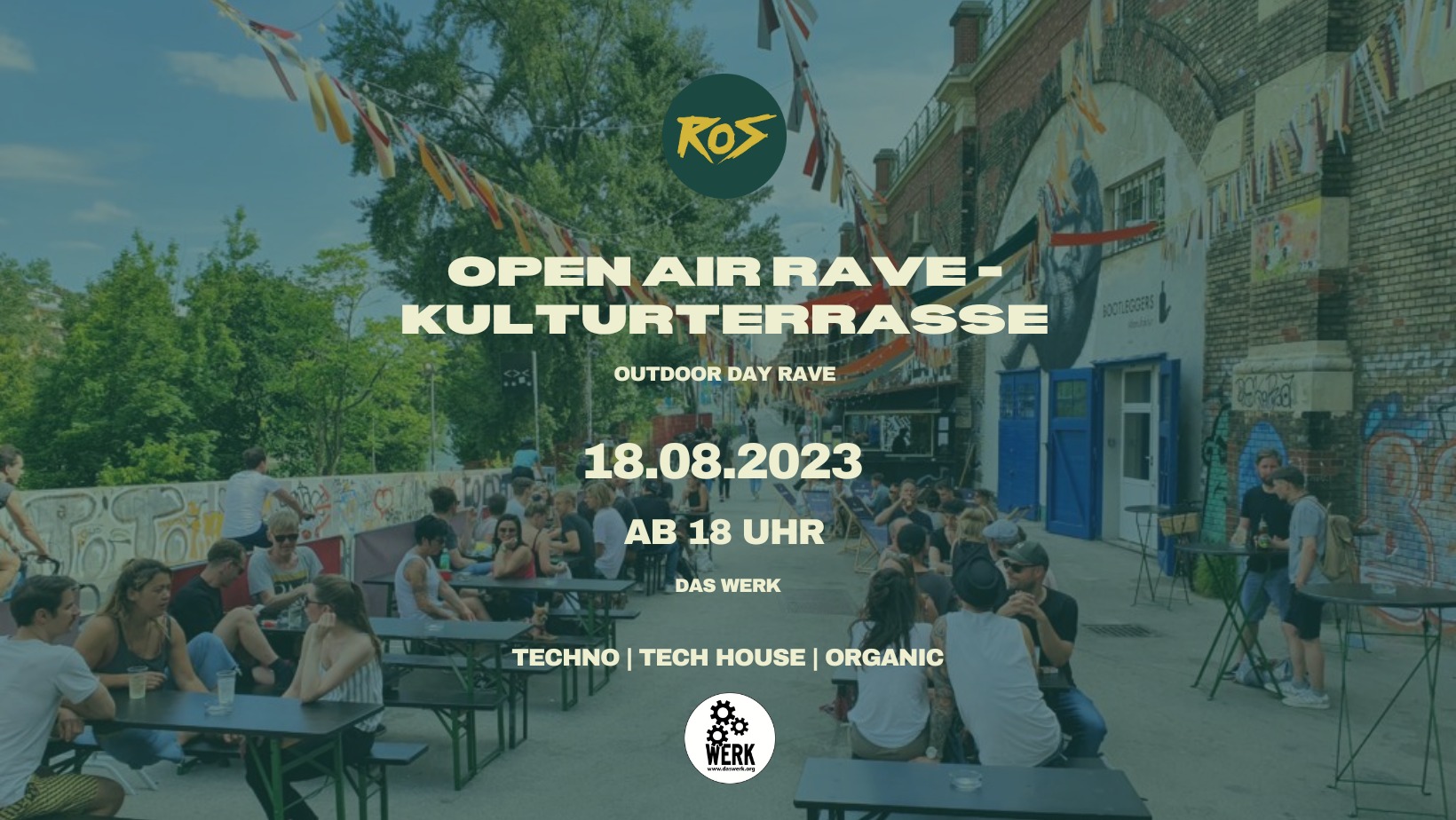 Outdoor Rave am 18. August 2023 @ Das Werk. Outdoor Rave am 18. August 2023 @ Das Werk.