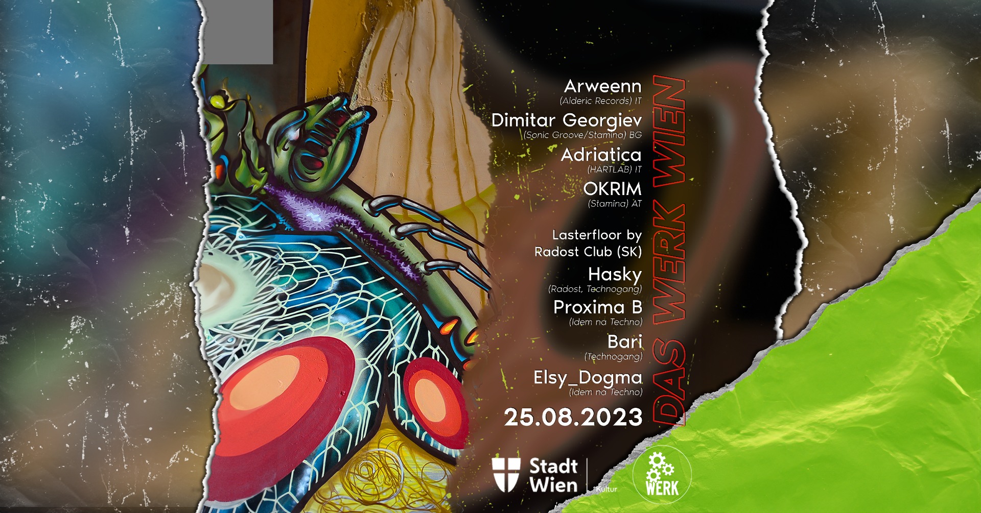 WERKSTADT am 25. August 2023 @ Das Werk. WERKSTADT am 25. August 2023 @ Das Werk.