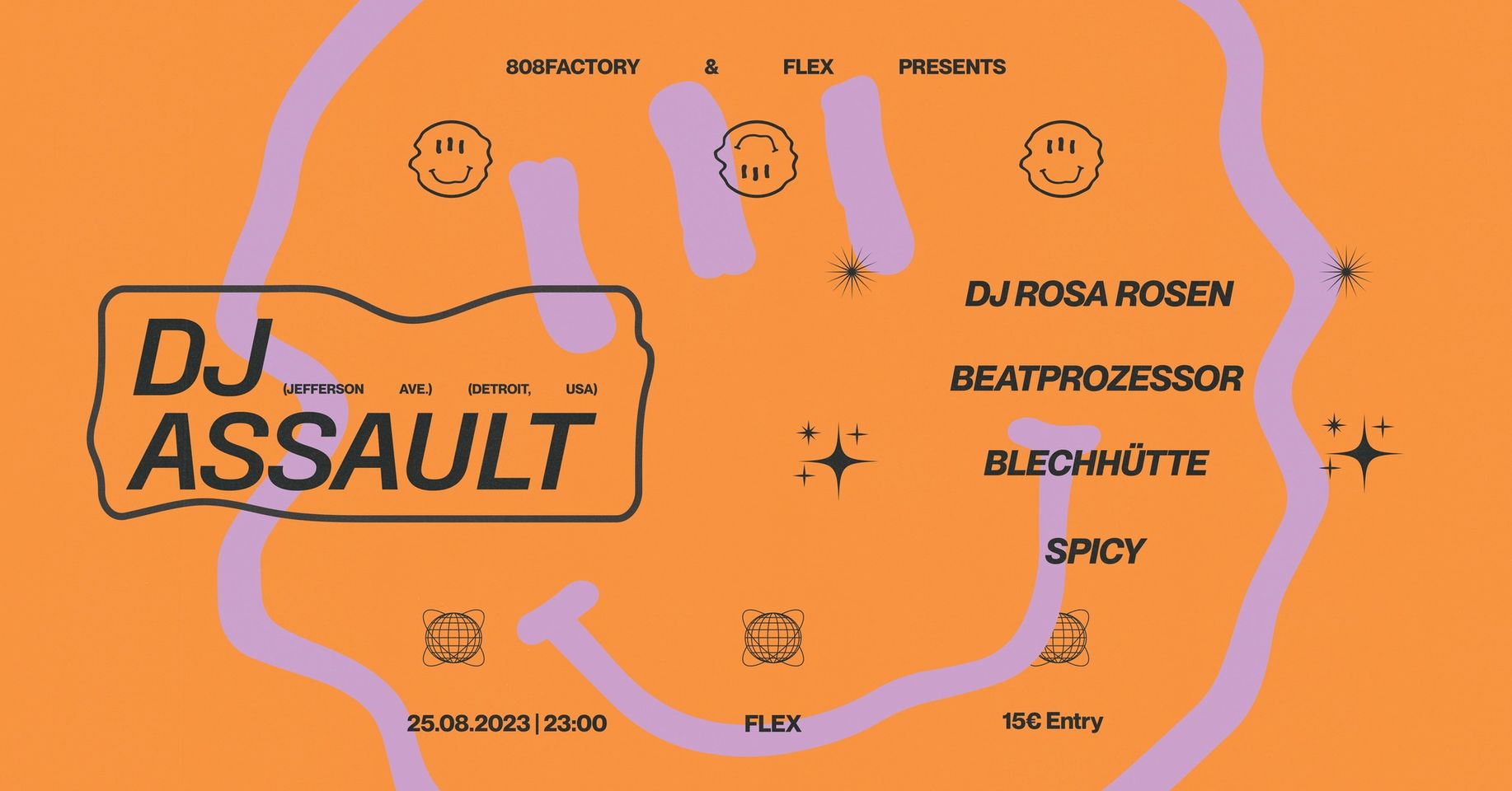 DJ Assault am 25. August 2023 @ Flex. DJ Assault am 25. August 2023 @ Flex.