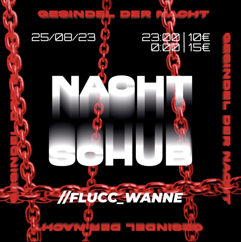 NACHTSCHUB am 25. August 2023 @ Fluc. NACHTSCHUB am 25. August 2023 @ Fluc.