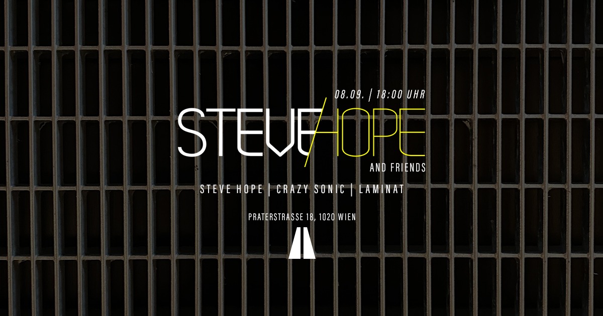 Steve Hope & Friends Afterwork am 8. September 2023 @ Praterstrasse / PRST. Steve Hope & Friends Afterwork am 8. September 2023 @ Praterstrasse / PRST.
