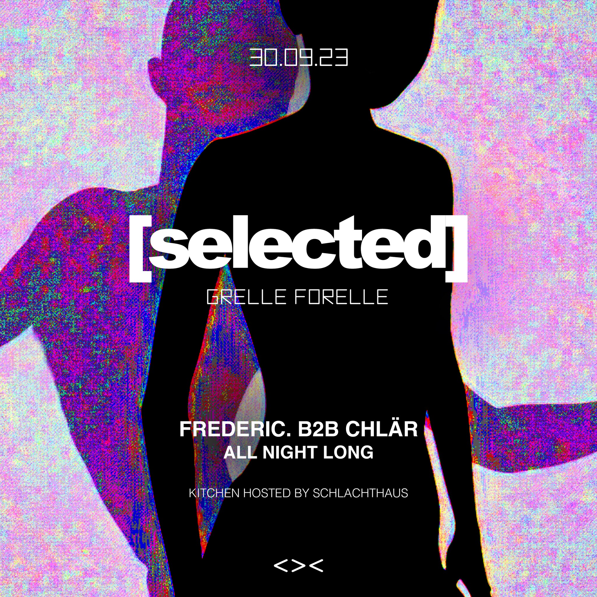 Frederic. b2b Chlär All Night Long | Selected am 30. September 2023 @ Grelle Forelle. Frederic. b2b Chlär All Night Long | Selected am 30. September 2023 @ Grelle Forelle.