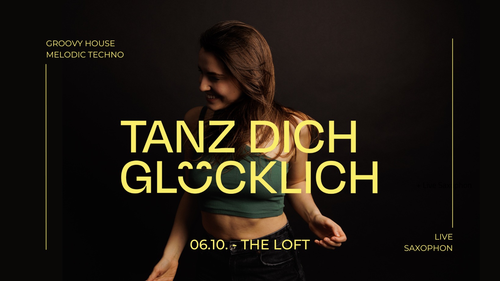 TANZ DICH GLÜCKLICH am 6. October 2023 @ The Loft. TANZ DICH GLÜCKLICH am 6. October 2023 @ The Loft.