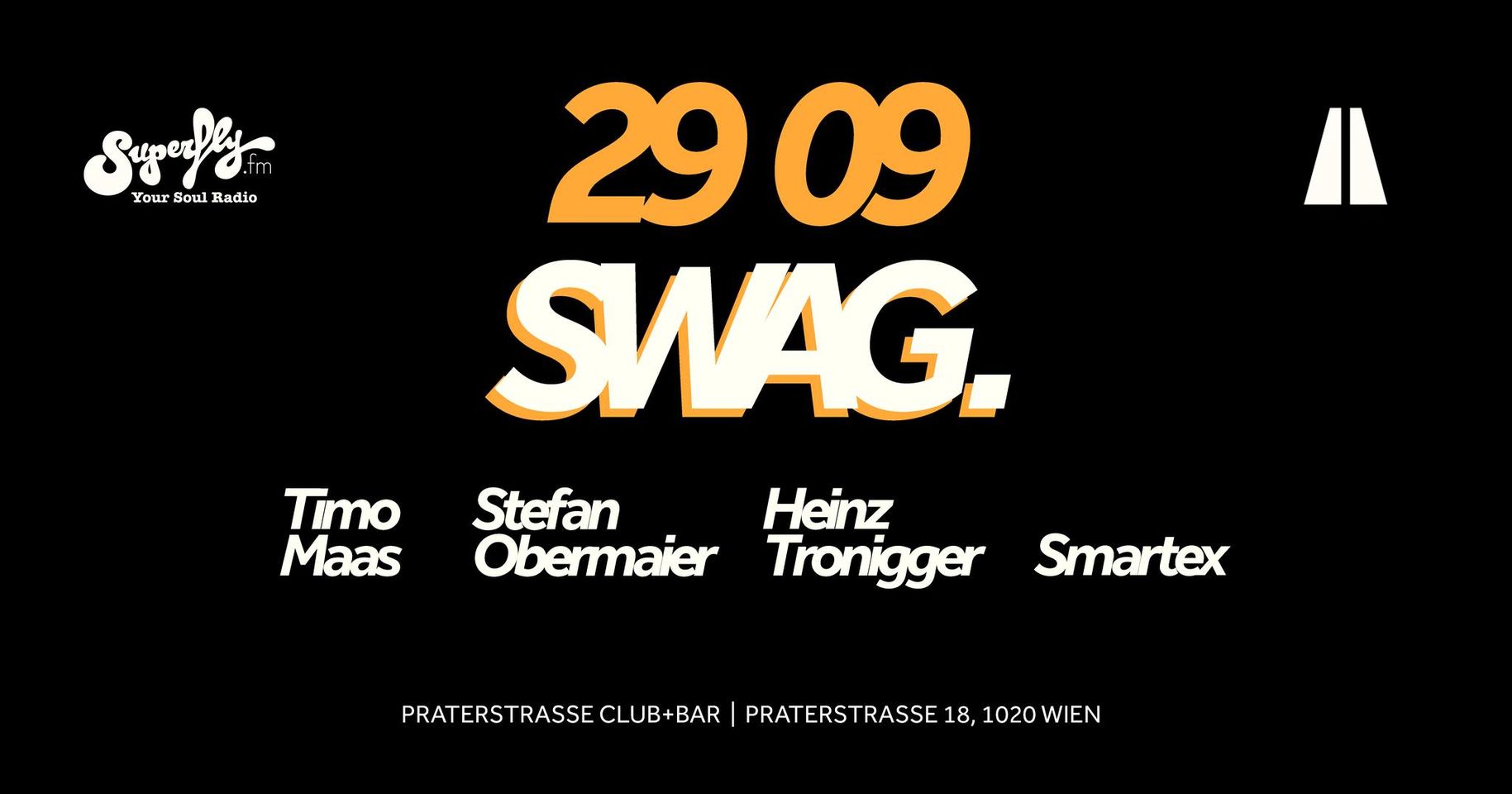 Swag am 29. September 2023 @ Praterstrasse / PRST.