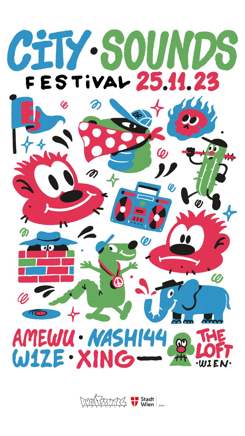 City Sounds Festival am 25. November 2023 @ The Loft. City Sounds Festival am 25. November 2023 @ The Loft.