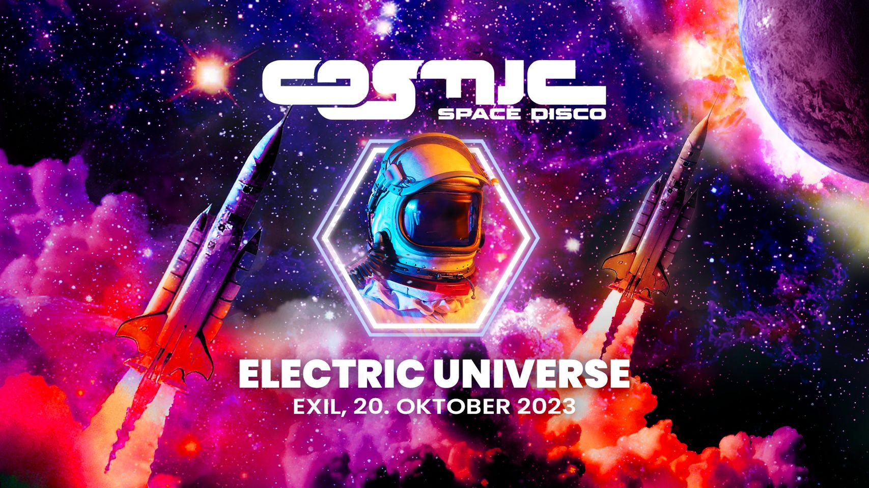 COSMIC Space Disco XL am 20. October 2023 @ EXIL.