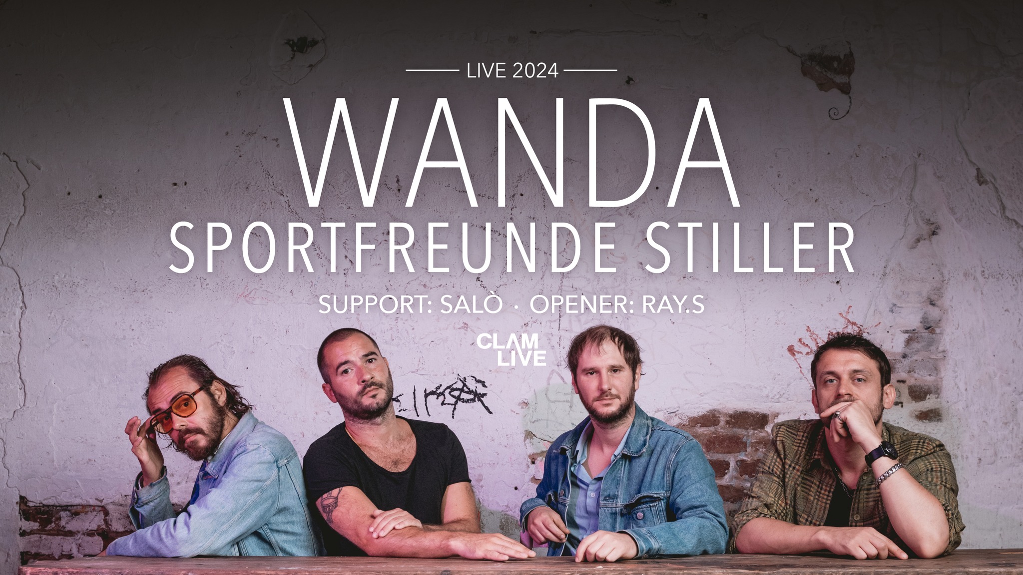 Wanda + Sportfreunde Stiller am 20. July 2024 @ Burg Clam.