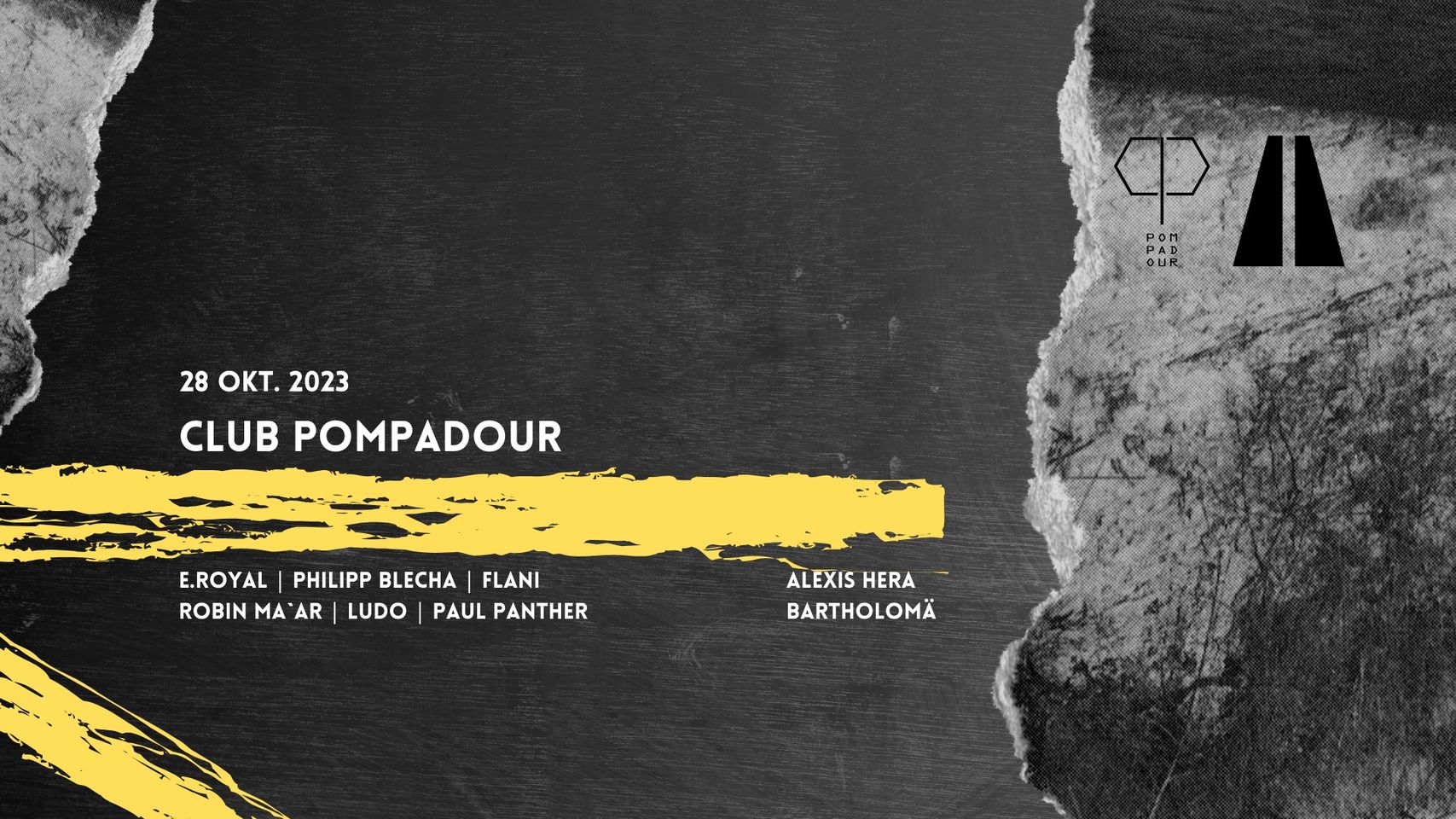 Club Pompadour am 28. October 2023 @ Praterstrasse / PRST. Club Pompadour am 28. October 2023 @ Praterstrasse / PRST.