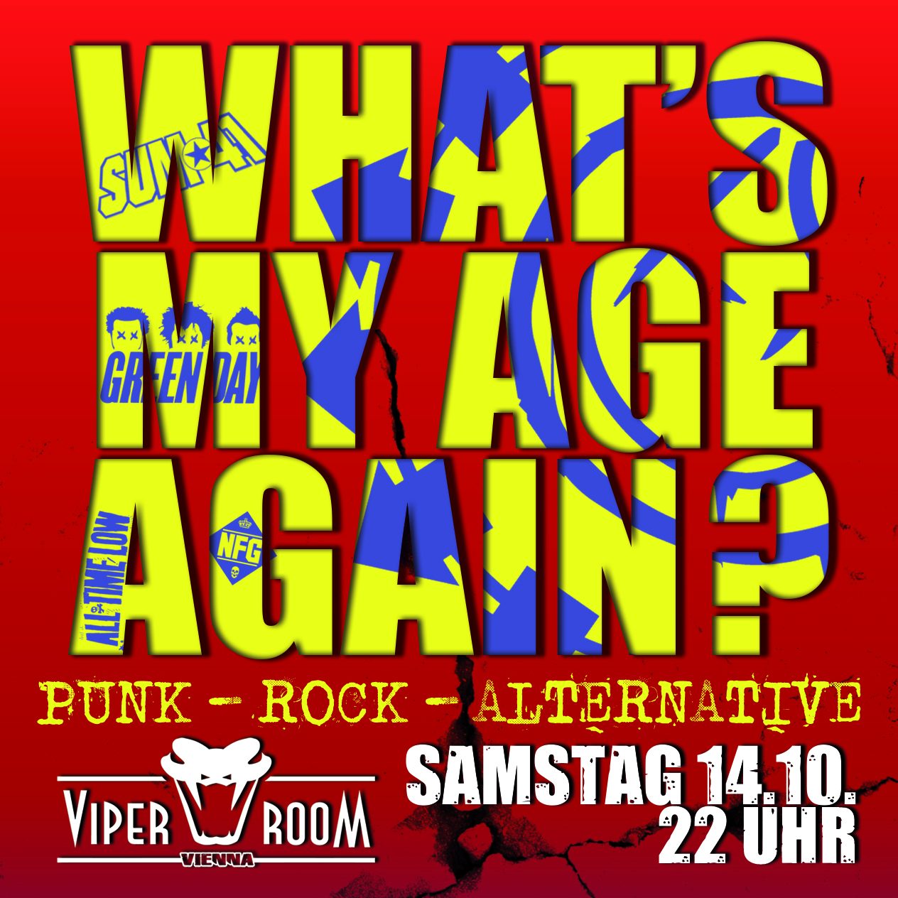 Whats My Age Again? am 14. October 2023 @ Viper Room. Whats My Age Again? am 14. October 2023 @ Viper Room.