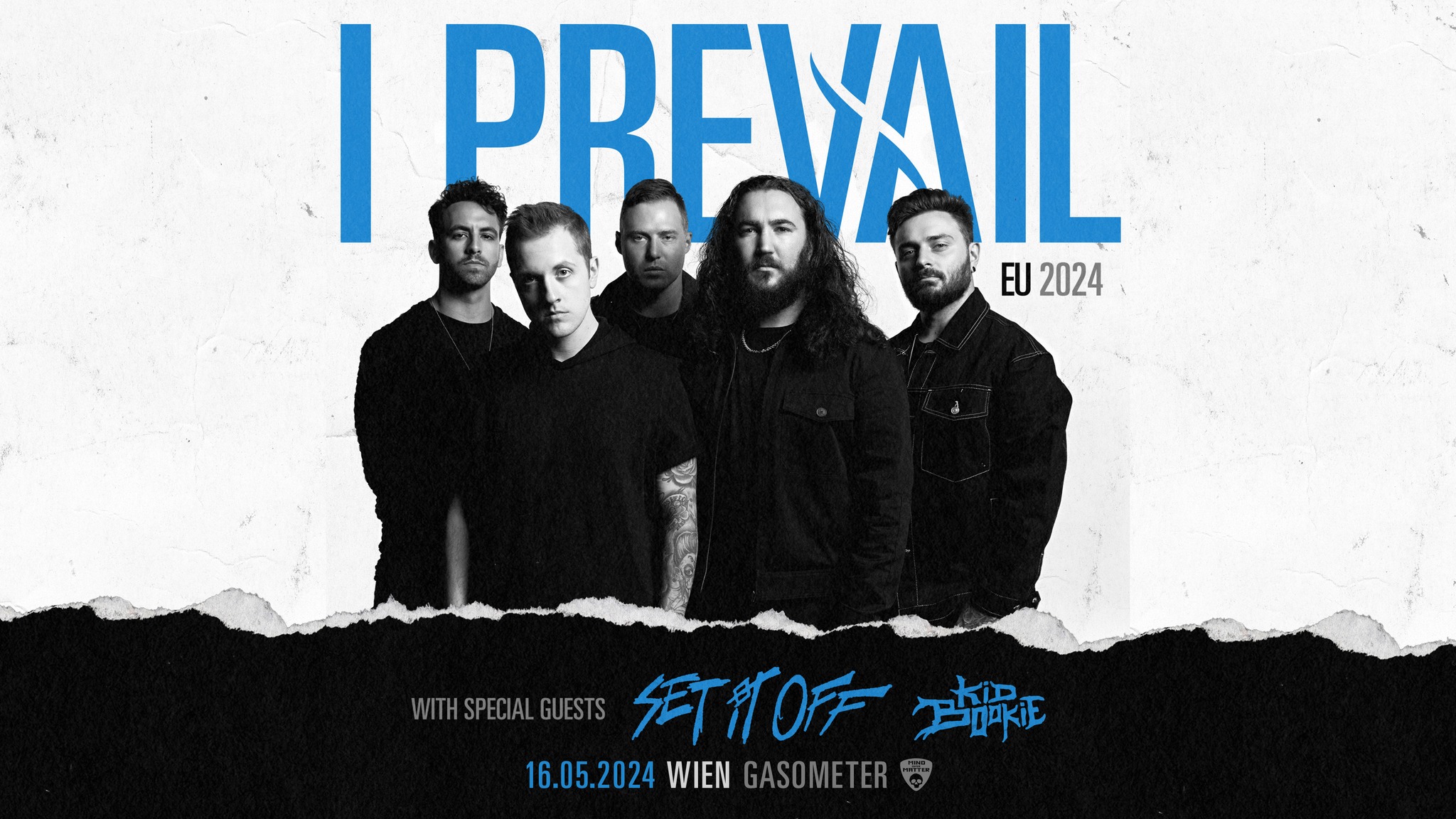 I Prevail am 16. May 2024 @ Raiffeisen Halle im Gasometer.