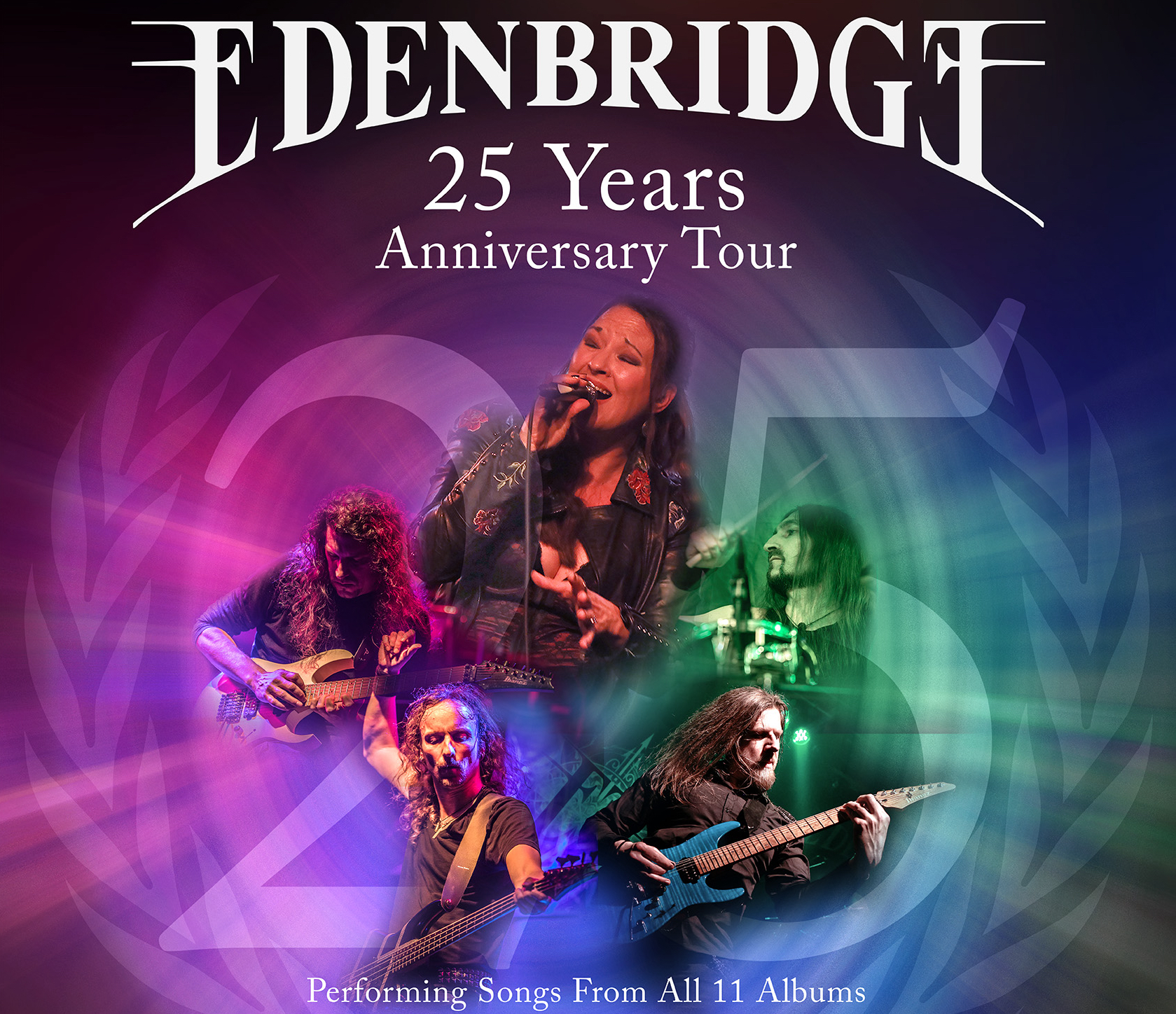 Edenbridge am 19. April 2024 @ Szene Wien. Edenbridge am 19. April 2024 @ Szene Wien.
