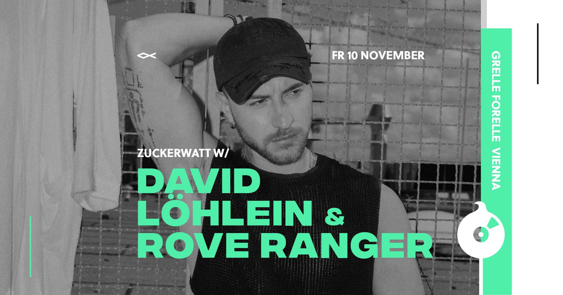 ZUCKERWATT am 10. November 2023 @ Grelle Forelle. ZUCKERWATT am 10. November 2023 @ Grelle Forelle.