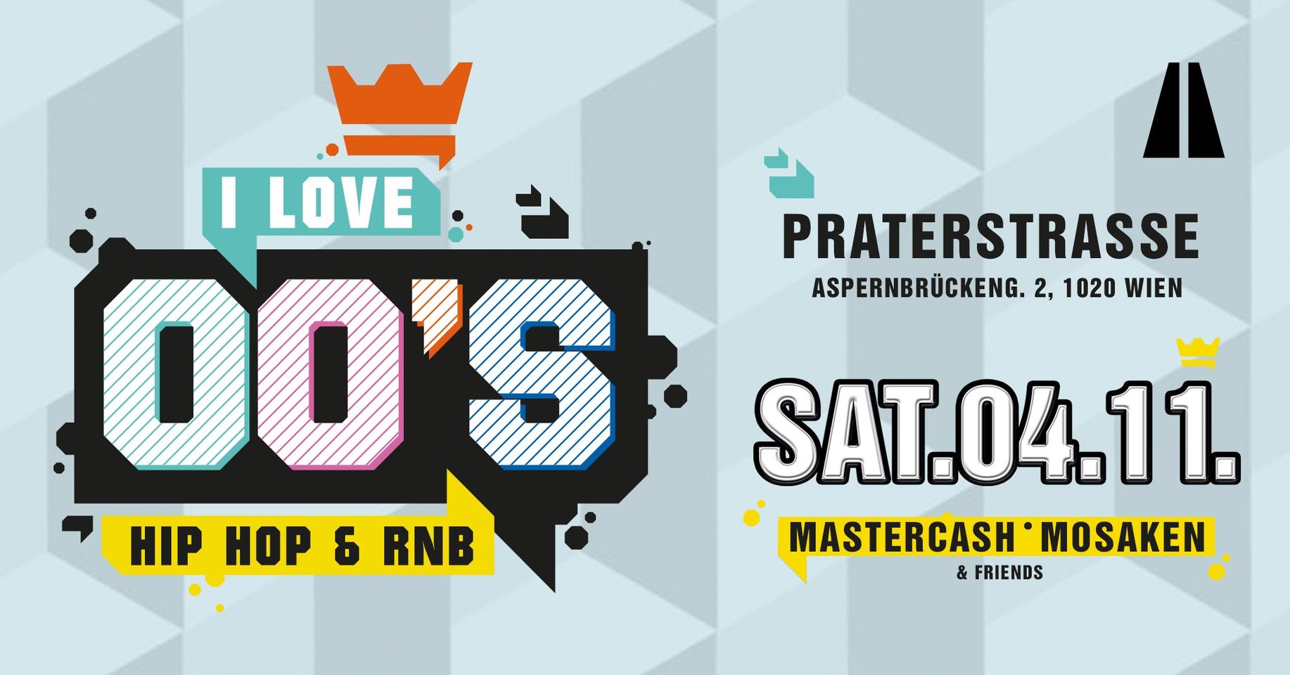 I Love 00's Hip Hop & RnB am 4. November 2023 @ Praterstrasse / PRST. I Love 00's Hip Hop & RnB am 4. November 2023 @ Praterstrasse / PRST.