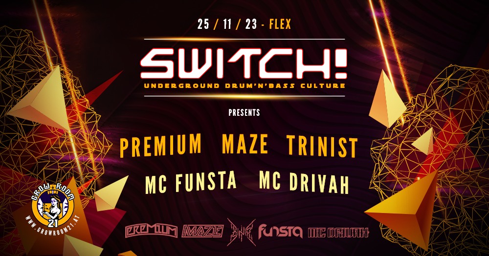 Switch! am 25. November 2023 @ Flex. Switch! am 25. November 2023 @ Flex.