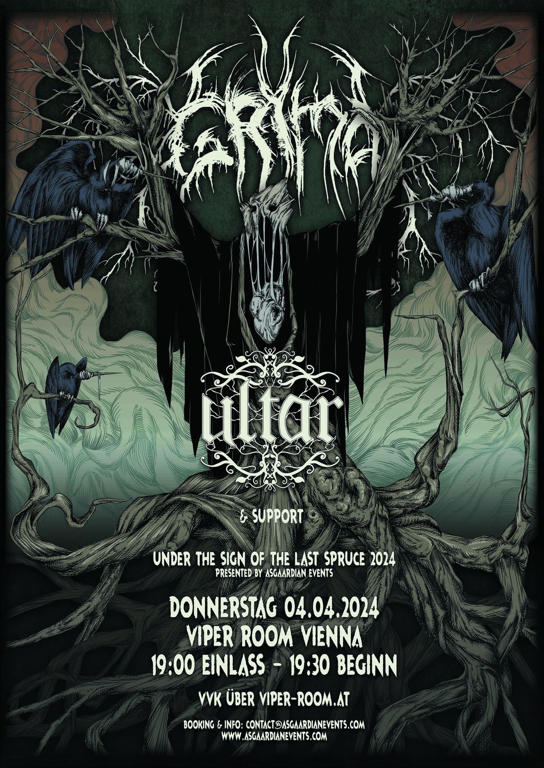 GRIMA / ULTAR am 4. April 2024 @ Viper Room. GRIMA / ULTAR am 4. April 2024 @ Viper Room.