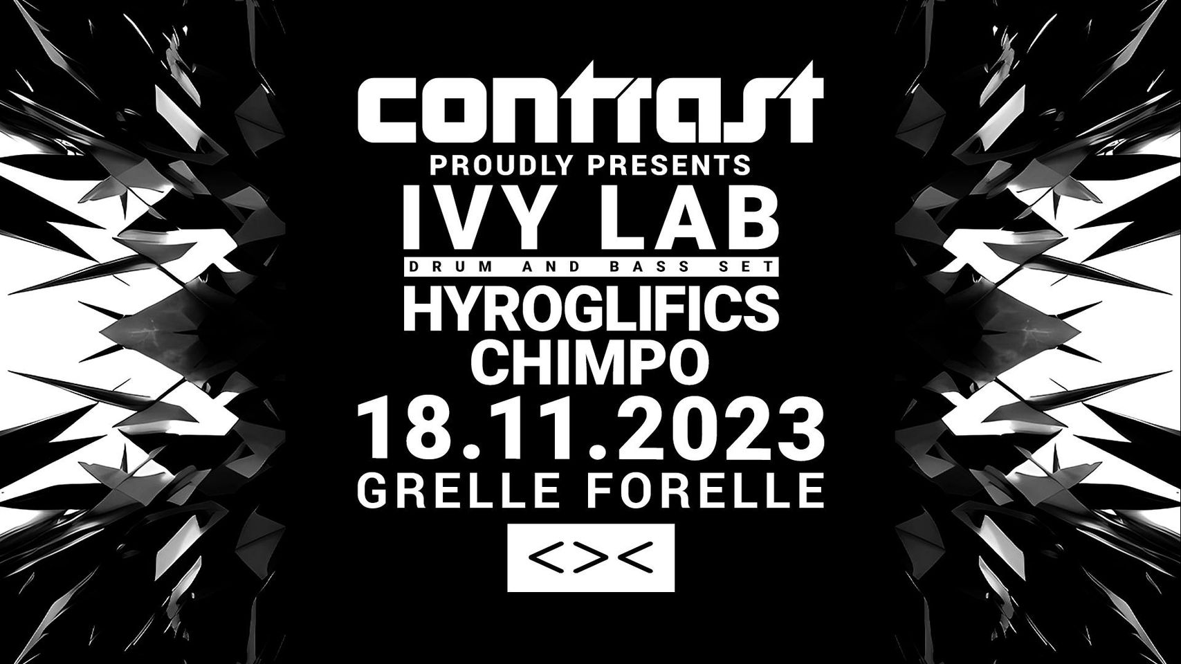 CONTRAST am 18. November 2023 @ Grelle Forelle. CONTRAST am 18. November 2023 @ Grelle Forelle.