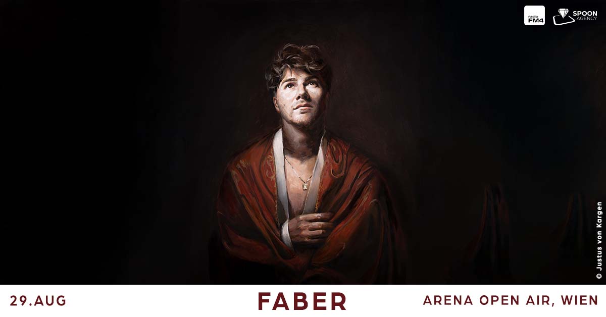 Faber am 29. August 2024 @ Arena Wien. Faber am 29. August 2024 @ Arena Wien.