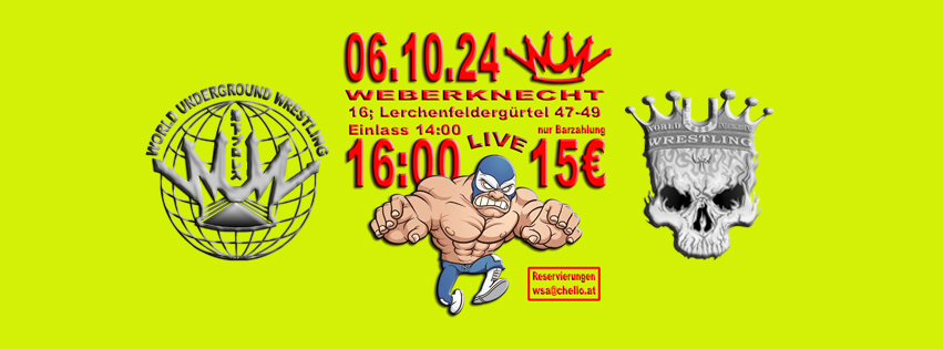 WUW am 6. October 2024 @ Weberknecht. WUW am 6. October 2024 @ Weberknecht.