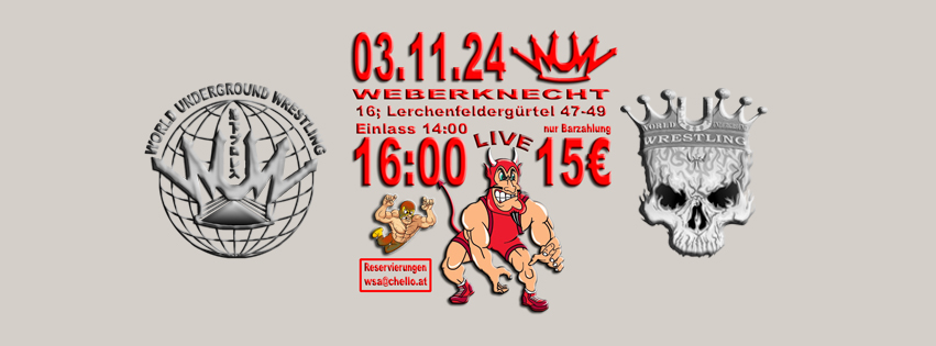 WUW am 3. November 2024 @ Weberknecht. WUW am 3. November 2024 @ Weberknecht.