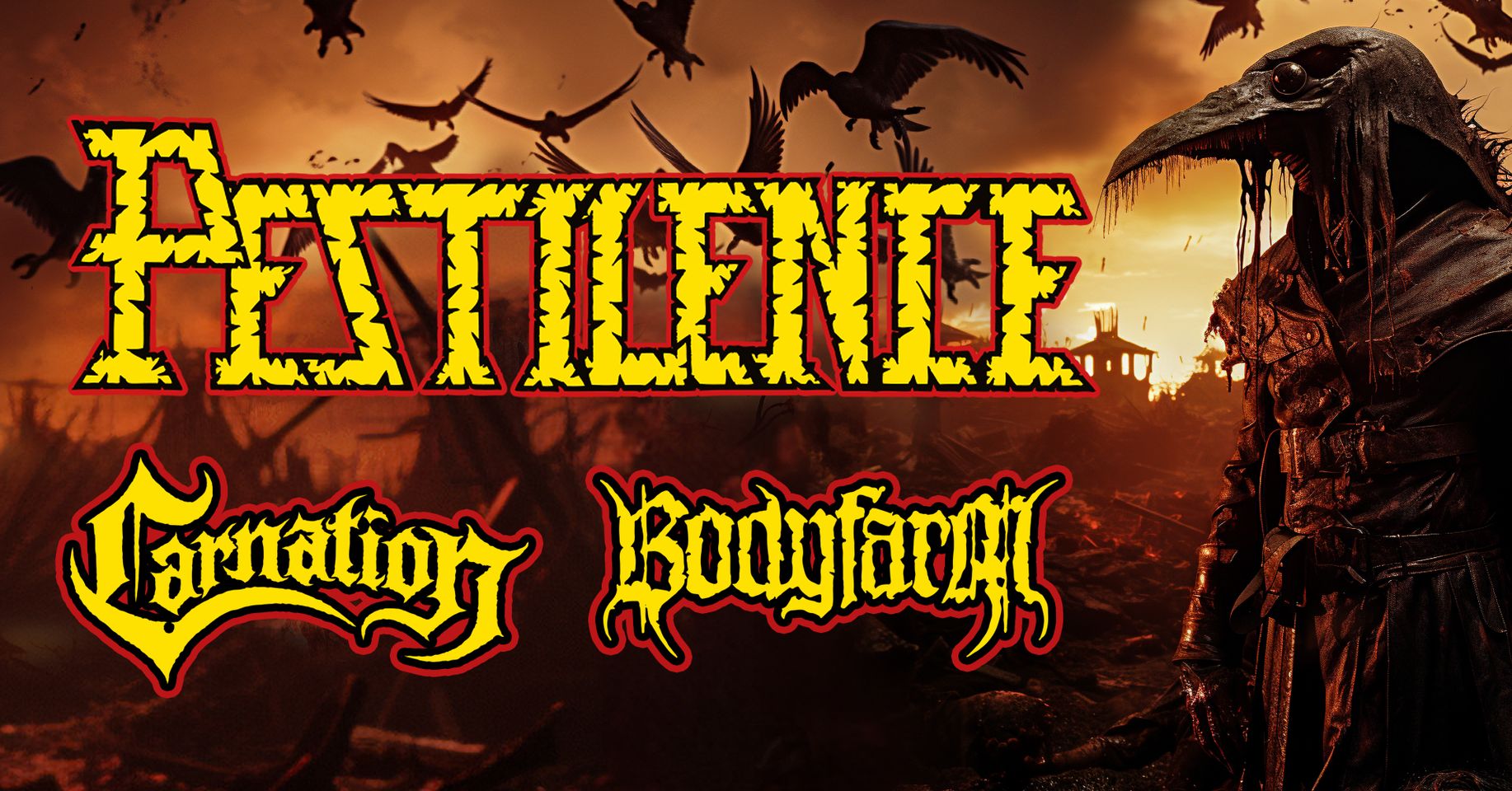 Pestilence - Carnation - Bodyfarm am 10. April 2024 @ Viper Room.