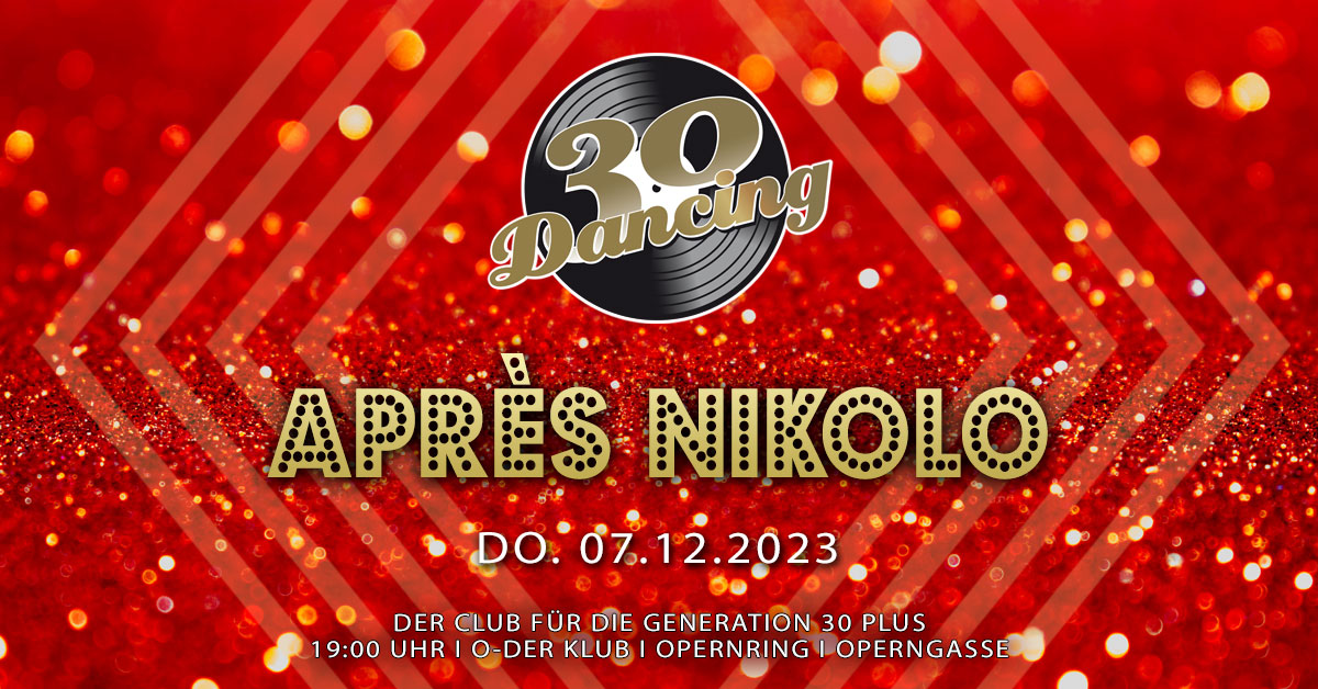 30 Dancing am 7. December 2023 @ O - Der Klub. 30 Dancing am 7. December 2023 @ O - Der Klub.