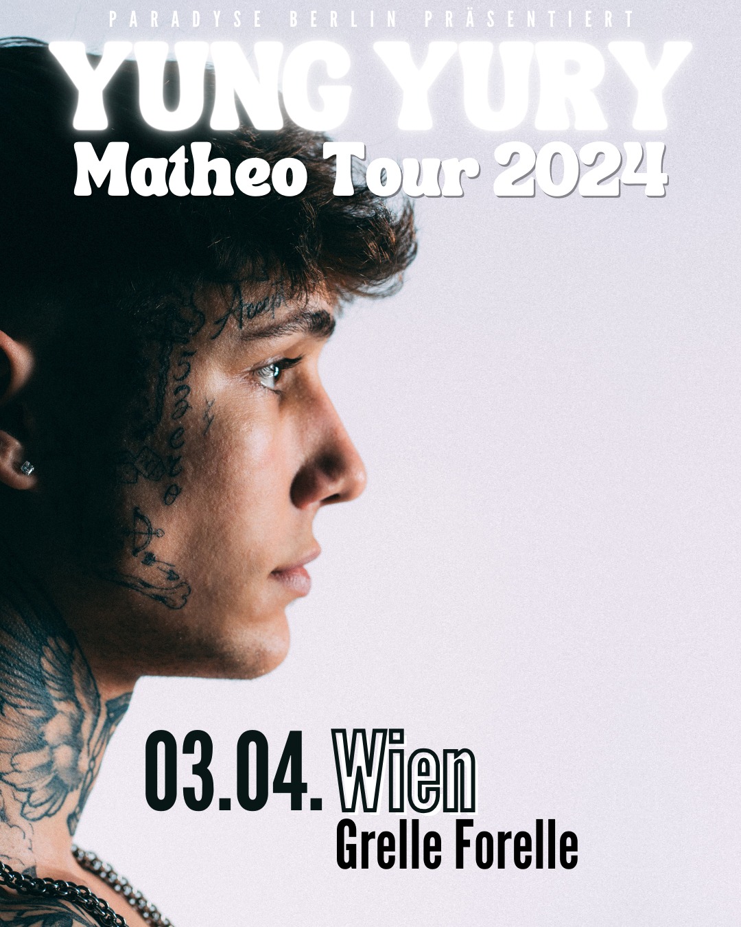 Yung Yury am 3. April 2024 @ Grelle Forelle. Yung Yury am 3. April 2024 @ Grelle Forelle.
