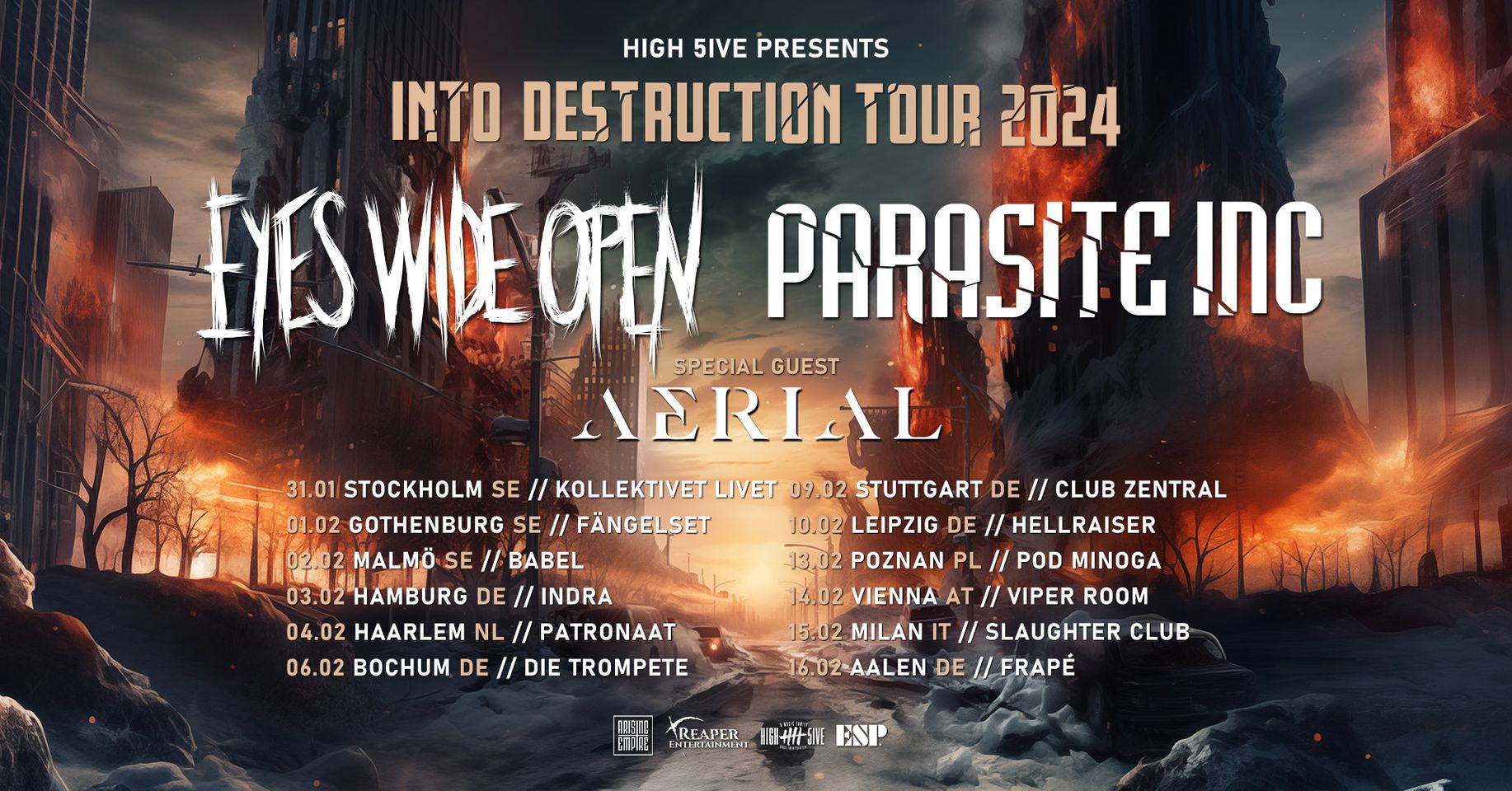 Eyes Wide Open + Parasite Inc. am 14. February 2024 @ Viper Room.