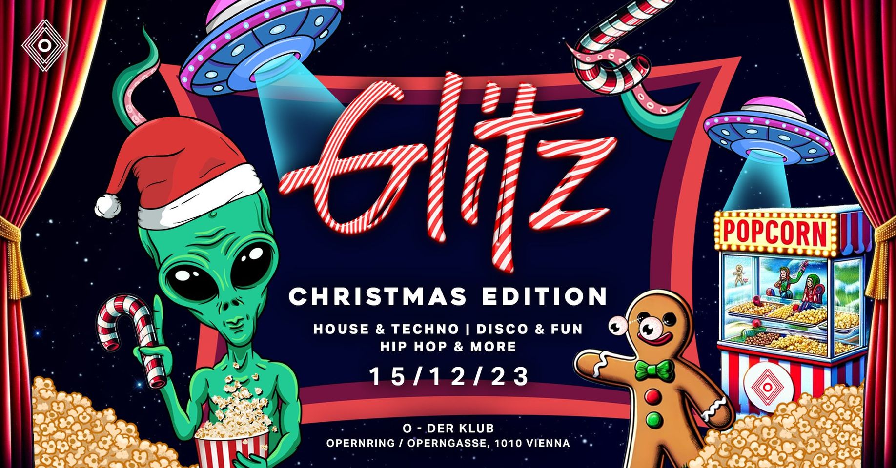 Glitz am 15. December 2023 @ O - Der Klub.