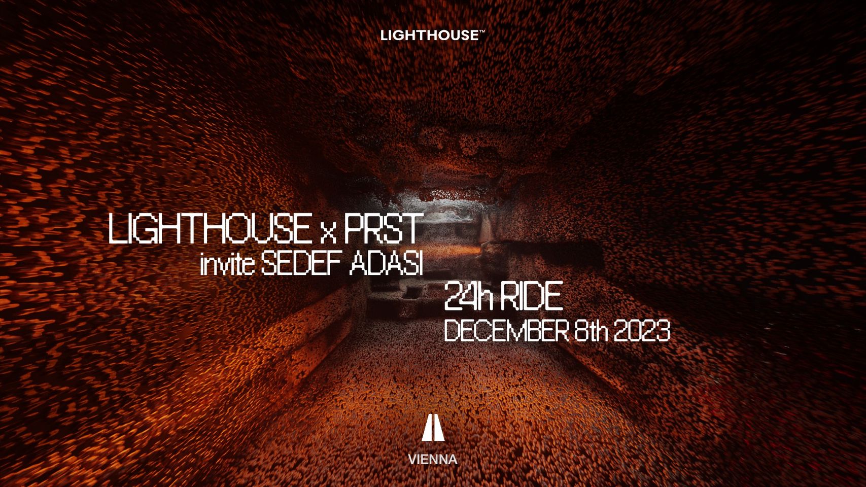 LIGHTHOUSE x PRST am 8. December 2023 @ Praterstrasse / PRST. LIGHTHOUSE x PRST am 8. December 2023 @ Praterstrasse / PRST.