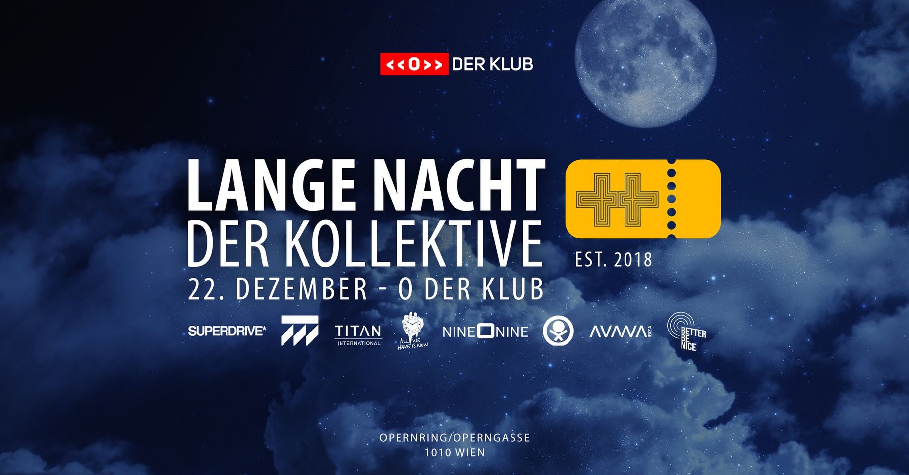 Die lange Nacht der Kollektive unter der Oper am 22. December 2023 @ O - Der Klub. Die lange Nacht der Kollektive unter der Oper am 22. December 2023 @ O - Der Klub.
