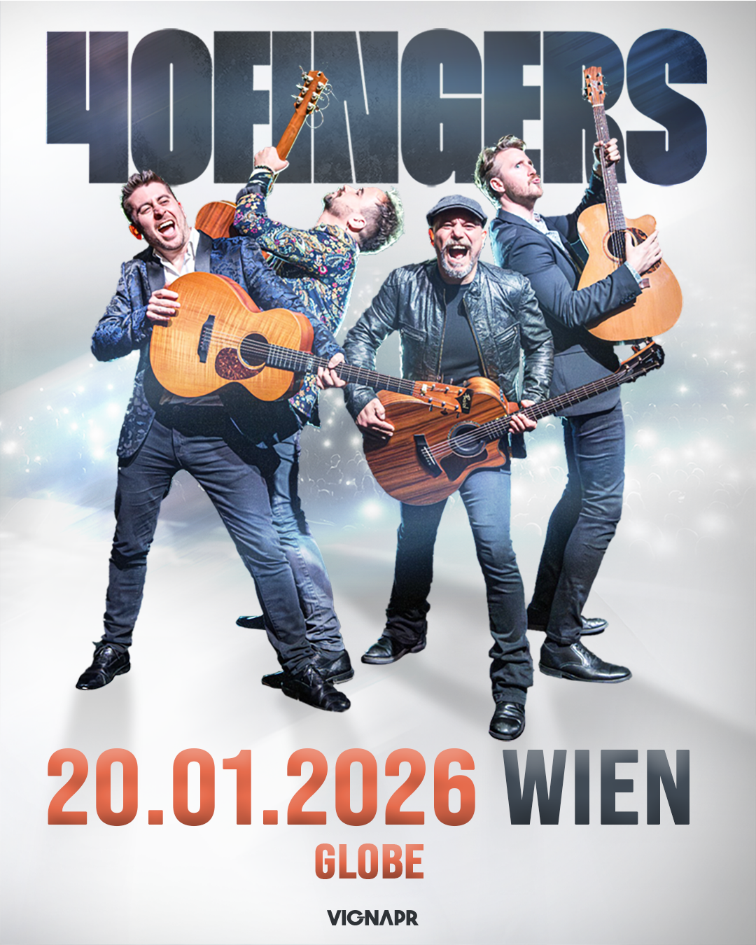 40 Fingers am 20. January 2026 @ Globe Wien. 40 Fingers am 20. January 2026 @ Globe Wien.